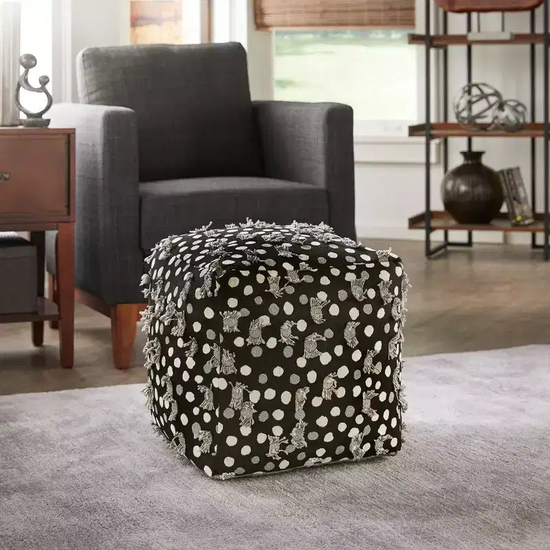 Pouf carré rembourré Cefalu - iNSPIRE Q