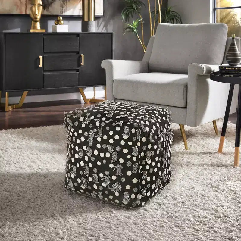 Pouf carré rembourré Cefalu - iNSPIRE Q