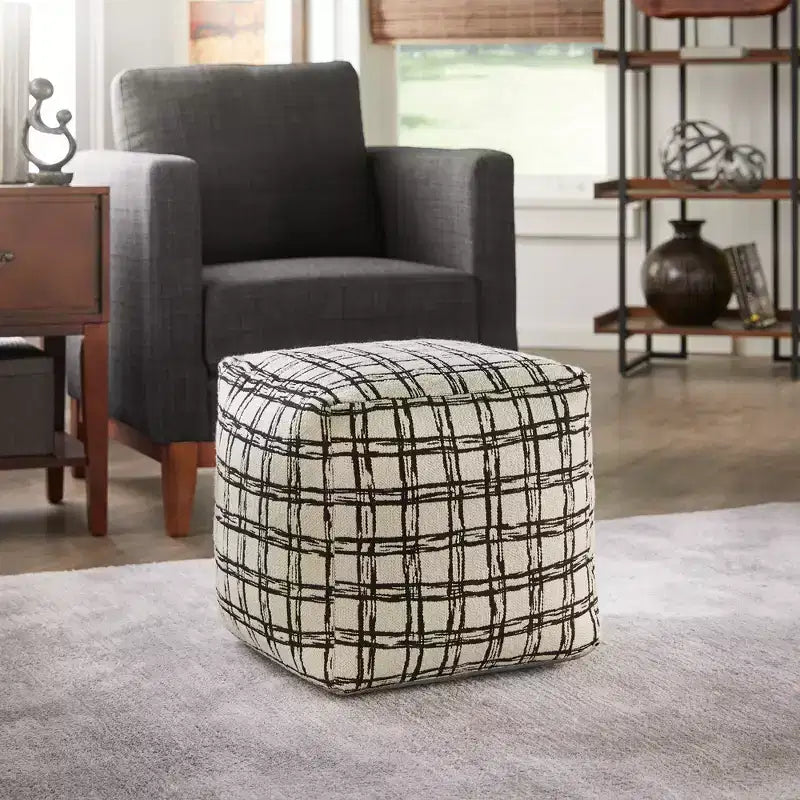 Pouf carré rembourré Cefalu - iNSPIRE Q