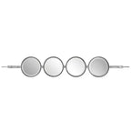 Miroir Mural Uttermost Button Silver Leaf 10 x 60