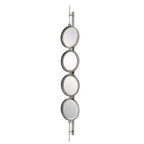 Miroir Mural Uttermost Button Silver Leaf 10 x 60