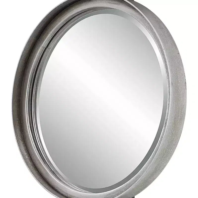 Miroir Mural Uttermost Button Silver Leaf 10 x 60