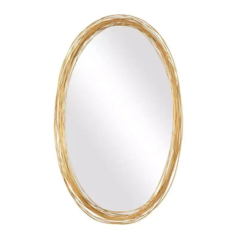 Miroir mural Uttermost Gillian or brossé vieilli 26 x 39