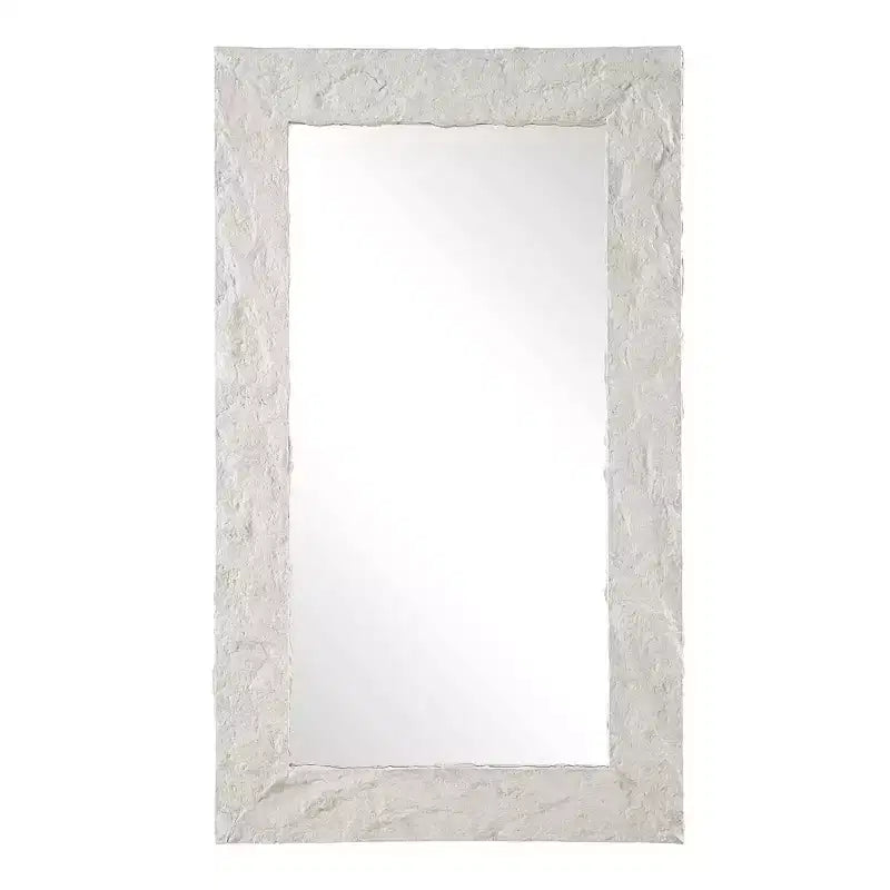 Uttermost Quarry Aged Ivory 28 x 48 Rectangular Wall Mirror