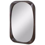 Miroir mural Uttermost Sheldon en noyer foncé 26 x 38