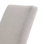 Chaises de salle à manger Parsons rembourrées en tissu Walton Park (lot de 2) - Naturel clair/beige - iNSPIREQ