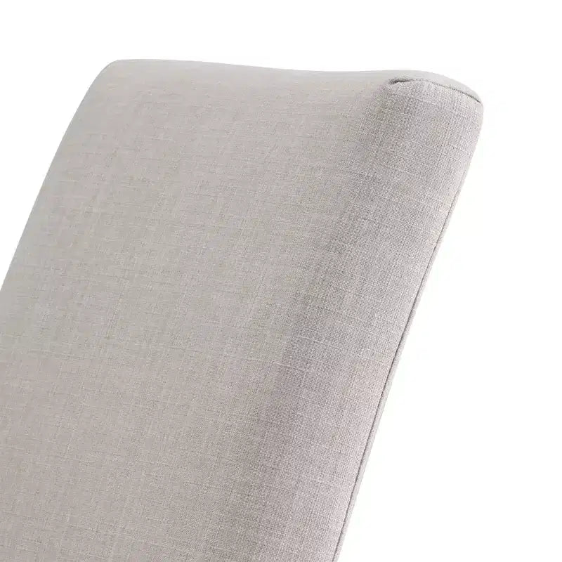 Chaises de salle à manger Parsons rembourrées en tissu Walton Park (lot de 2) - Naturel clair/beige - iNSPIREQ