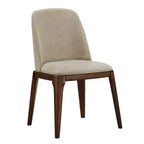 Chaises d'appoint rembourrées Kaiden au fini noyer (ensemble de 2) - Noyer - iNSPIREQ