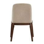 Chaises d'appoint rembourrées Kaiden au fini noyer (ensemble de 2) - Noyer - iNSPIREQ