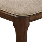 Chaises d'appoint rembourrées Kaiden au fini noyer (ensemble de 2) - Noyer - iNSPIREQ