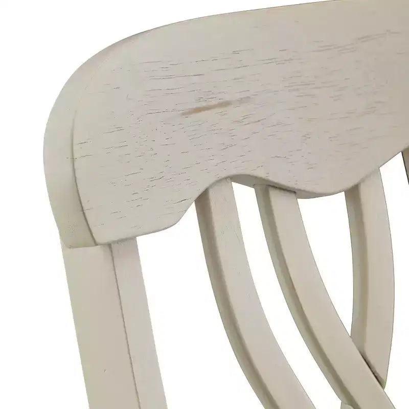 Chaises de salle à manger Ohana bicolores à dossier croisé (lot de 2) - iNSPIREQ