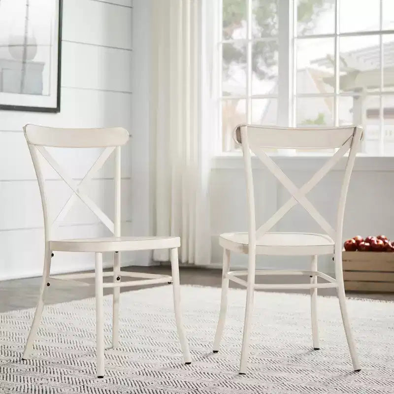 Chaises de salle à manger Perry en métal (Lot de 2) - iNSPIREQ