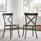Chaises de salle à manger Perry en métal (Lot de 2) - iNSPIREQ