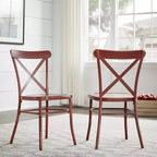 Chaises de salle à manger Perry en métal (Lot de 2) - iNSPIREQ