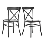 Perry Metal Dining Chairs (Set of 2) - iNSPIREQ