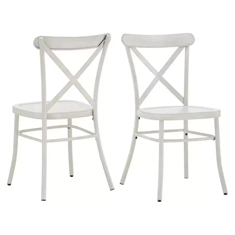 Chaises de salle à manger Perry en métal (Lot de 2) - iNSPIREQ