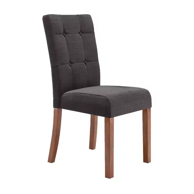 Chaises de salle à manger rembourrées Owen Cherry Finish (Lot de 2) - iNSPIREQ