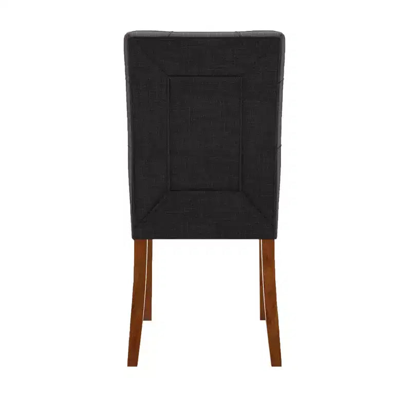 Chaises de salle à manger rembourrées Owen Cherry Finish (Lot de 2) - iNSPIREQ