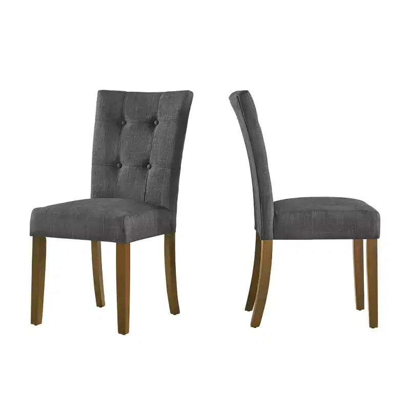 Chaises de salle à manger rembourrées Owen Cherry Finish (Lot de 2) - iNSPIREQ
