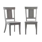 Chaises de salle à manger en bois South Hill Panel Back (Lot de 2) - iNSPIREQ