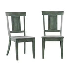 Chaises de salle à manger en bois South Hill Panel Back (Lot de 2) - iNSPIREQ