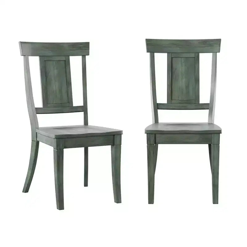 Chaises de salle à manger en bois South Hill Panel Back (Lot de 2) - iNSPIREQ