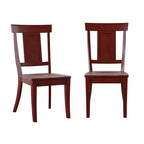 Chaises de salle à manger en bois South Hill Panel Back (Lot de 2) - iNSPIREQ