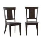 Chaises de salle à manger en bois South Hill Panel Back (Lot de 2) - iNSPIREQ