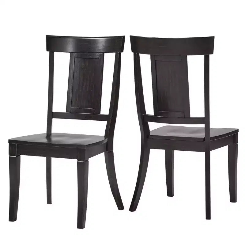South Hill Panel Back Wood Dining Chairs (Set of 2) - iNSPIREQ