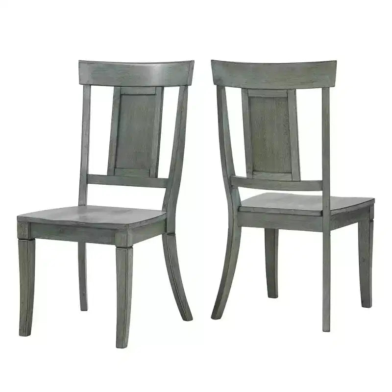 Chaises de salle à manger en bois South Hill Panel Back (Lot de 2) - iNSPIREQ