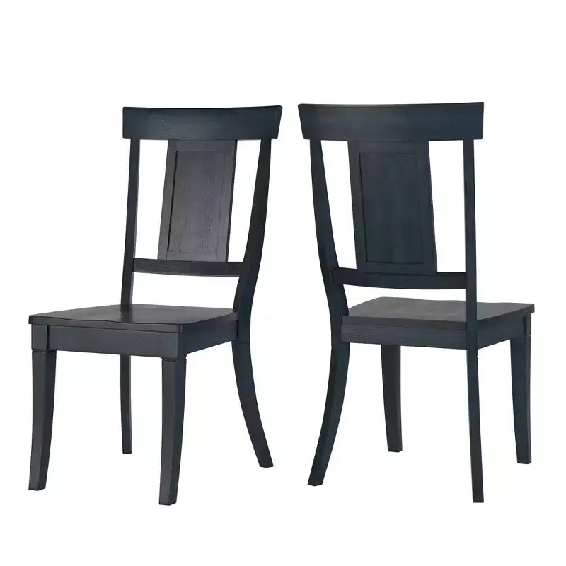 Chaises de salle à manger en bois South Hill Panel Back (Lot de 2) - iNSPIREQ