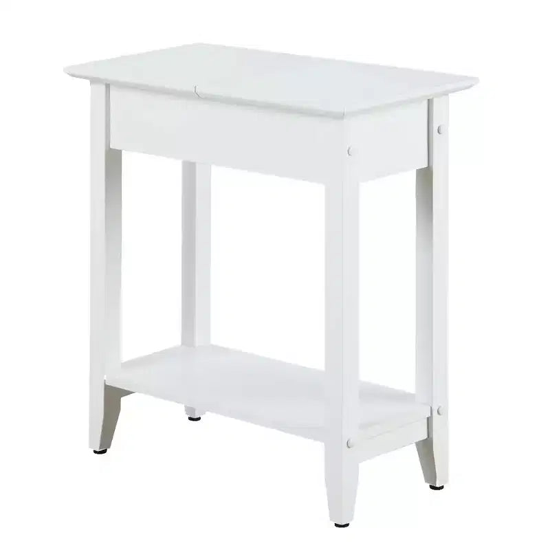HomeStock Table d'appoint rectangulaire en bois 1 pièce