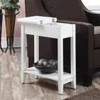 HomeStock Table d'appoint rectangulaire en bois 1 pièce