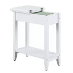 HomeStock Table d'appoint rectangulaire en bois 1 pièce