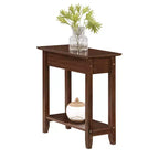 HomeStock Table d'appoint rectangulaire en bois 1 pièce