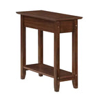 HomeStock Table d'appoint rectangulaire en bois 1 pièce