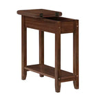 HomeStock Table d'appoint rectangulaire en bois 1 pièce