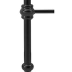 Lit double Rivington Graceful Lines victorien en métal – Noir – iNSPIRE Q