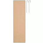 Americanflat Miroir de porte 15x51 - Miroir pleine longueur à suspendre avec cadre en bois composite - Miroir moderne pour salon - Miroirs muraux décoratifs