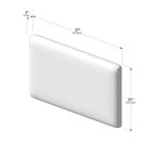 Lit jumeau cabane + tête de lit flottante pour lits superposés, jumeau 945 x 535 mm