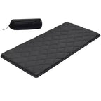 VEVOR Japanese Tatami Mat, Twin Size Foldable Japanese Tatami Mattress, Futon Mattress with Storage Bag, 9-Layer Floor Mat, 80 x 39 x 3.5 in, Black