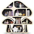 Home Collection Wooden Mushroom Floating Shelves