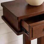 GustoWave Table console cannelée de ferme – Table d'entrée en bois à 2 niveaux avec étagère de rangement, table de canapé derrière le canapé pour entrée, salon
