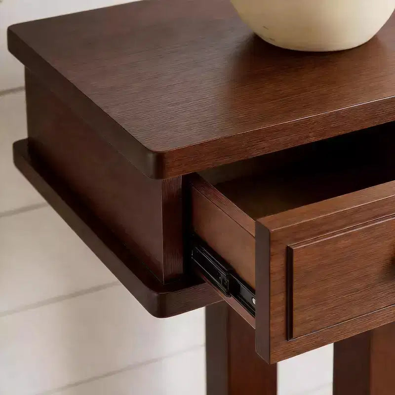GustoWave Table console cannelée de ferme – Table d'entrée en bois à 2 niveaux avec étagère de rangement, table de canapé derrière le canapé pour entrée, salon