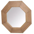 Miroir Lacarlo Octagan en bois - CMI4003 - Safavieh Couture