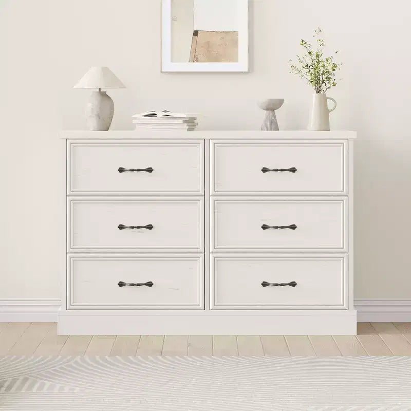 Acekool Modern Drawer Bedside Table Storage Cabinet, Space Saving Nightstand for Bedroom Living Room