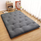 Acekool Matelas Futon Japonais Double Pliable Épais Lit de Sol pour Adultes Tapis de Couchage Style Tatami pour Maison Camping Voyage