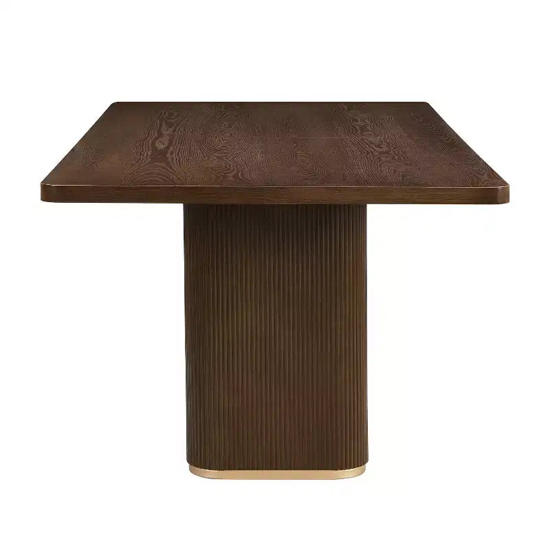 Ensemble de salle à manger moderne 7 pièces Christopher Knight Home Busaba en bois et métal avec chaises pivotantes à 180°