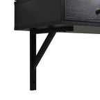 Coiffeuse murale Whisen, Meuble-lavabo de maquillage flottant, Coiffeuse moderne avec miroir, Grand rangement