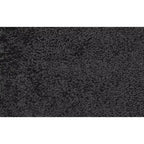 Pouf de rangement carré Harrison en bois massif rembourré de 36 pouces de large, graphite noir vieilli